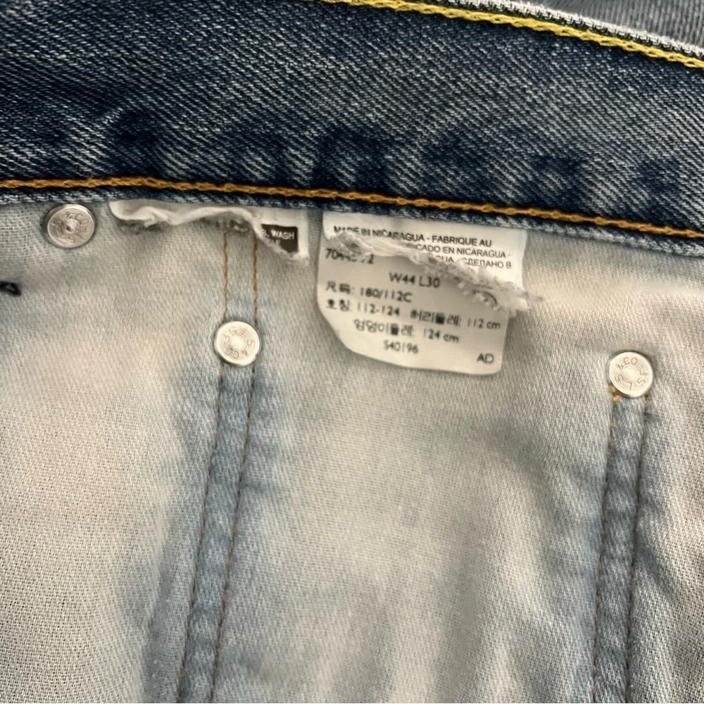 Levi's 550 Men’s W44 X L30 Relaxed Fit Denim Jeans Classic Blue Everyday Casual